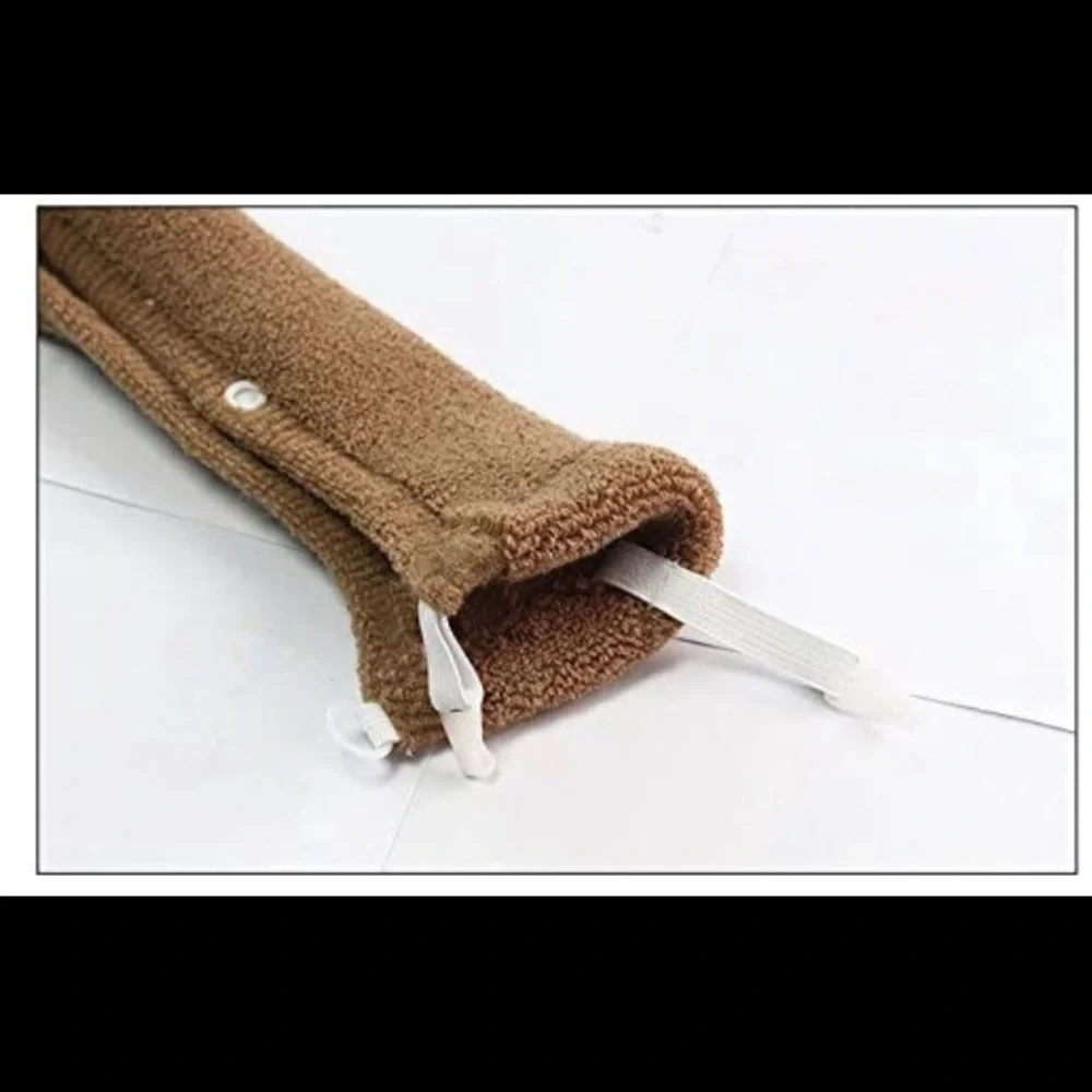 New Two Pack Toilet SEAT Cover Soft Warm Brown and Tan Snap Closure